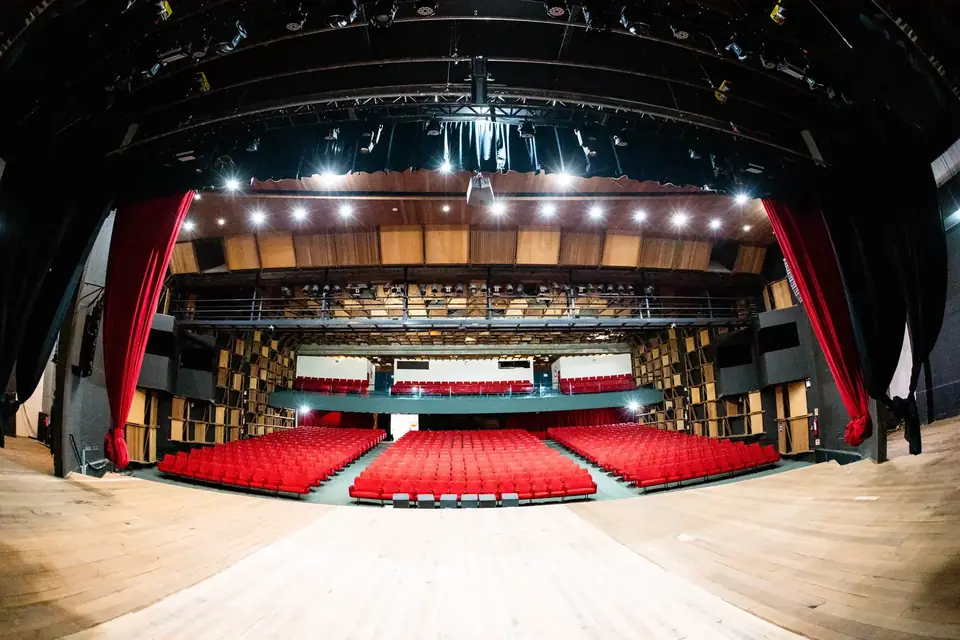 Palco visto de cima