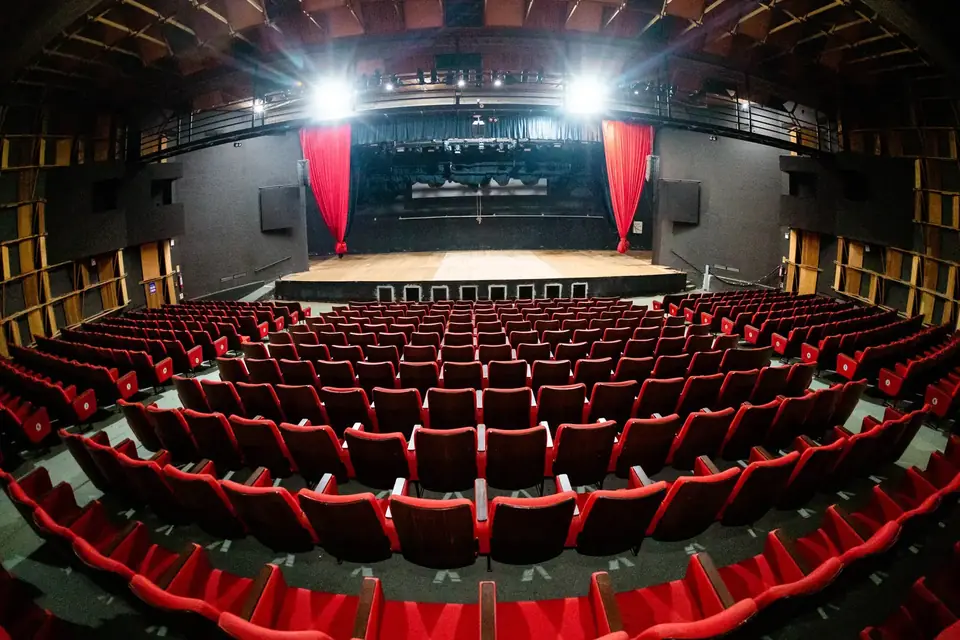 Palco visto do centro